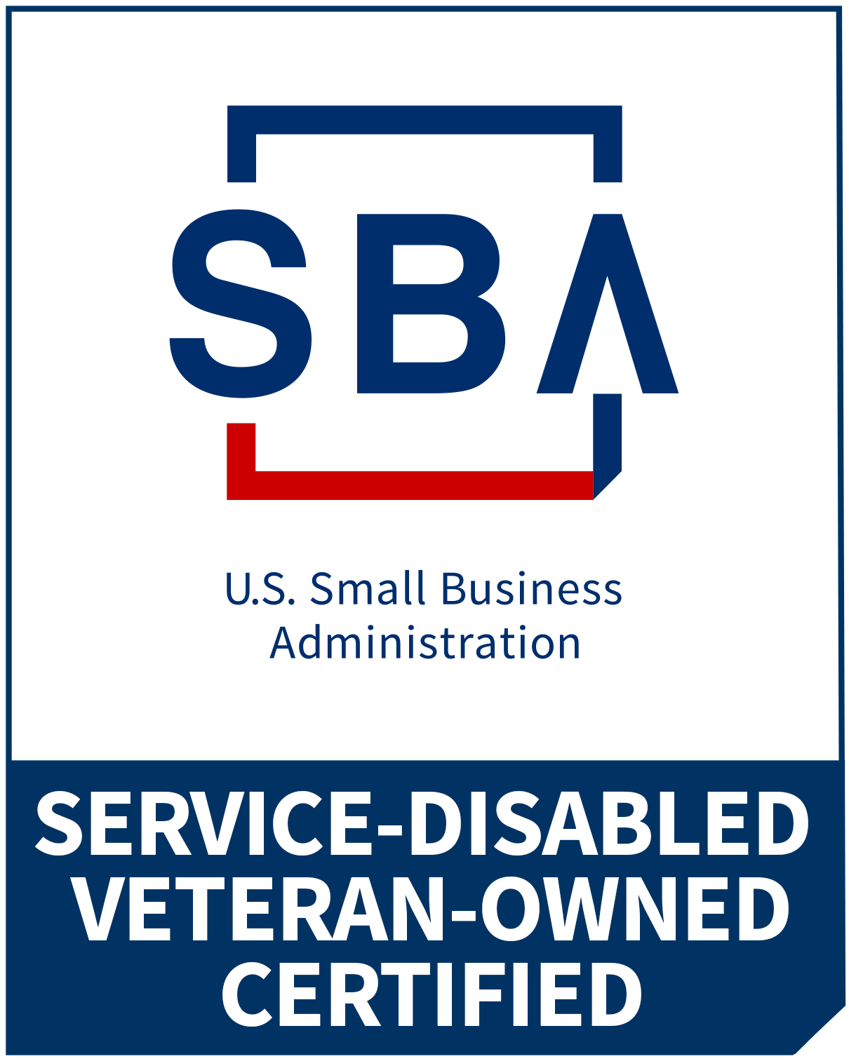 US Small Business Administration Service-Disabled Veteran-Owned Certified