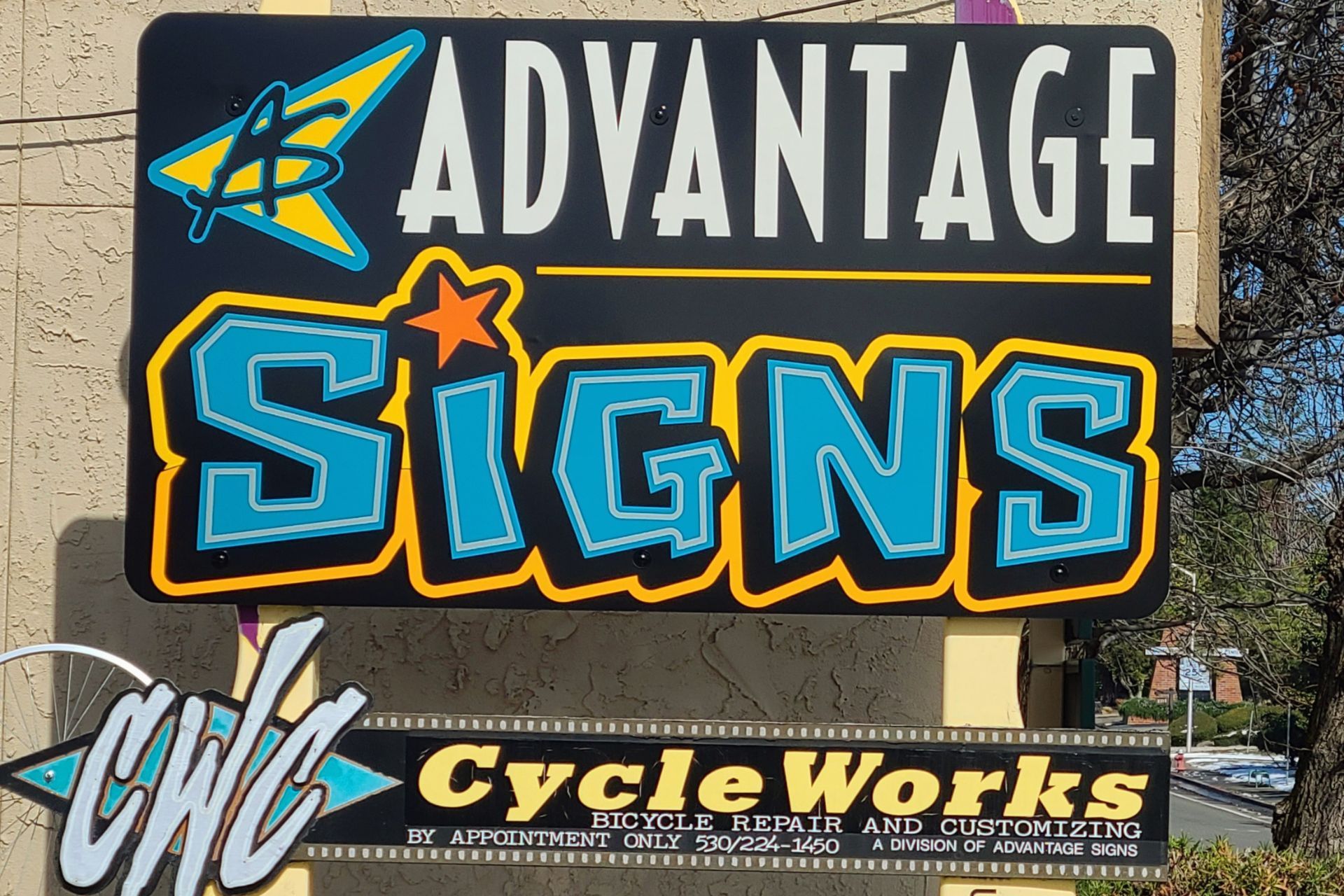 Advantage Signs - logo