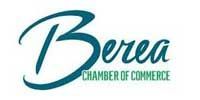 Berea Chamber of Commerce logo in teal script; word