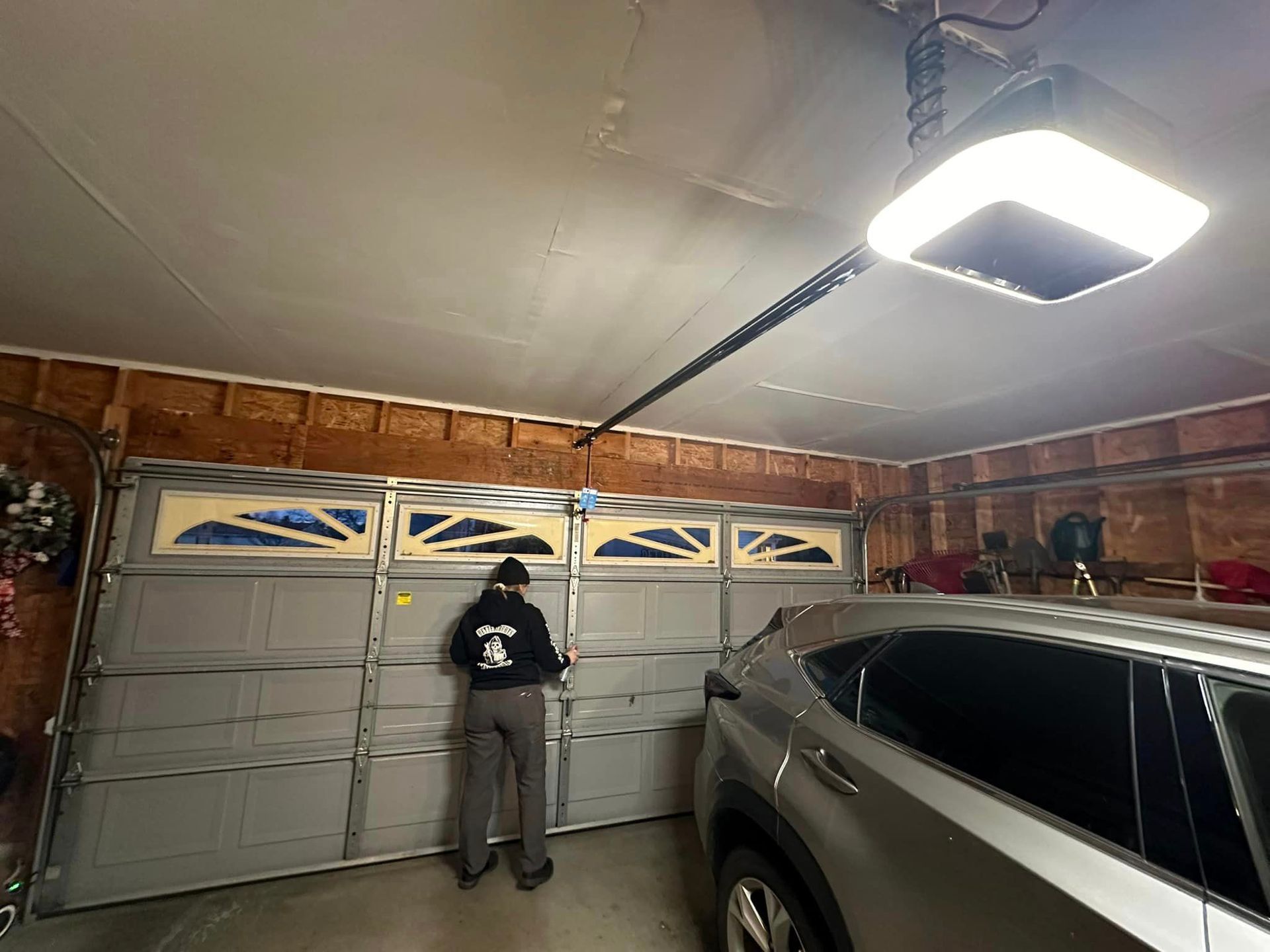 Garage door  opener installation