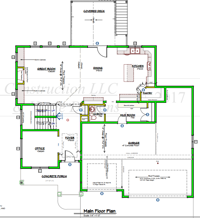 A black and white floor plan of a house