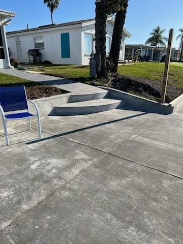 Greg & Tony Project restored sidewalk after