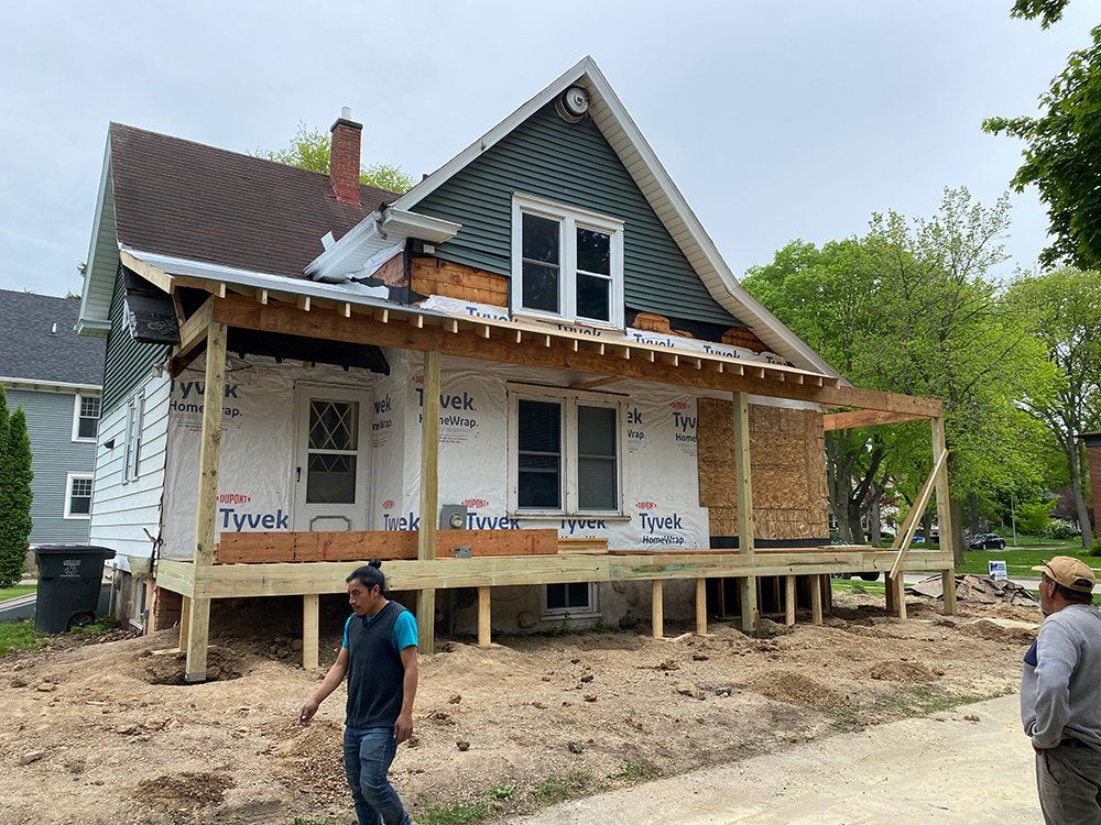 Siding and roofing installation