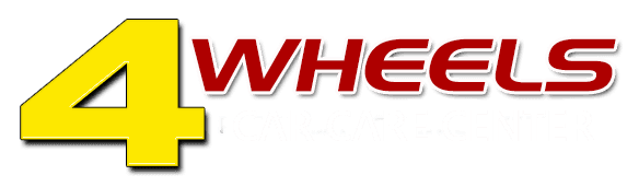 4 Wheels Car Care Center Logo