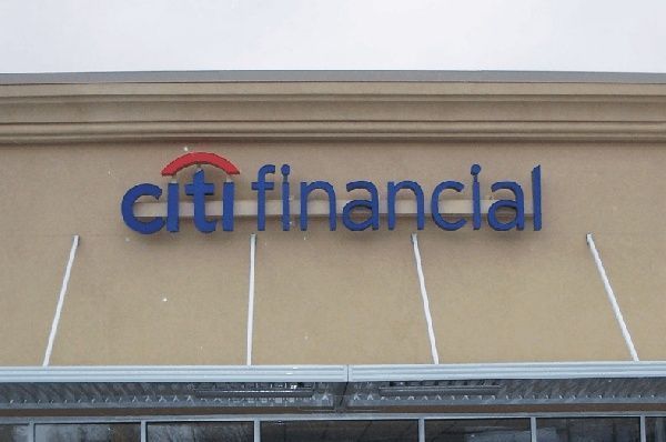 Citi Financial building sign