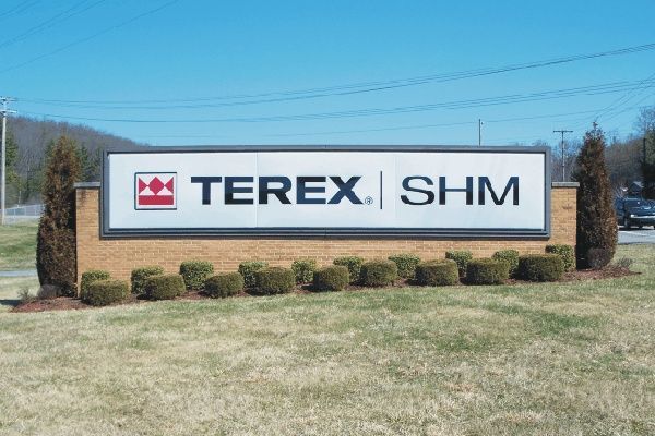 TEREX SHM signage