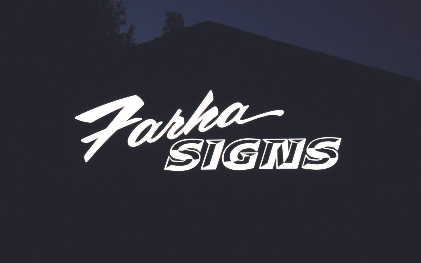 Lighted and Pole Signs