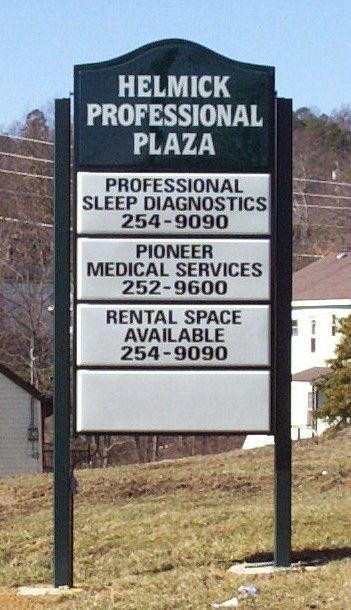 Lighted and Pole Signs