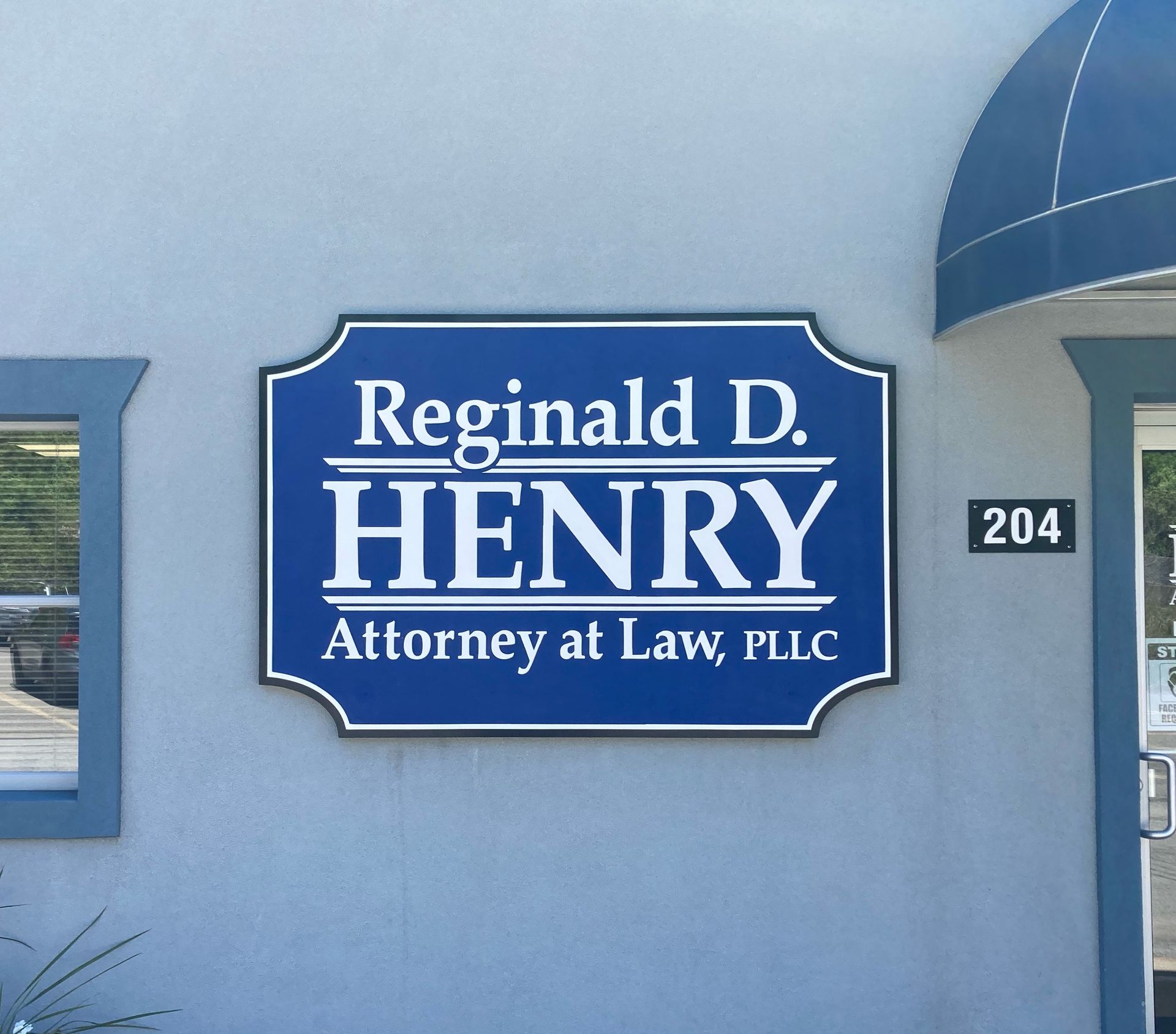 Sandblasted Dimensional Signs