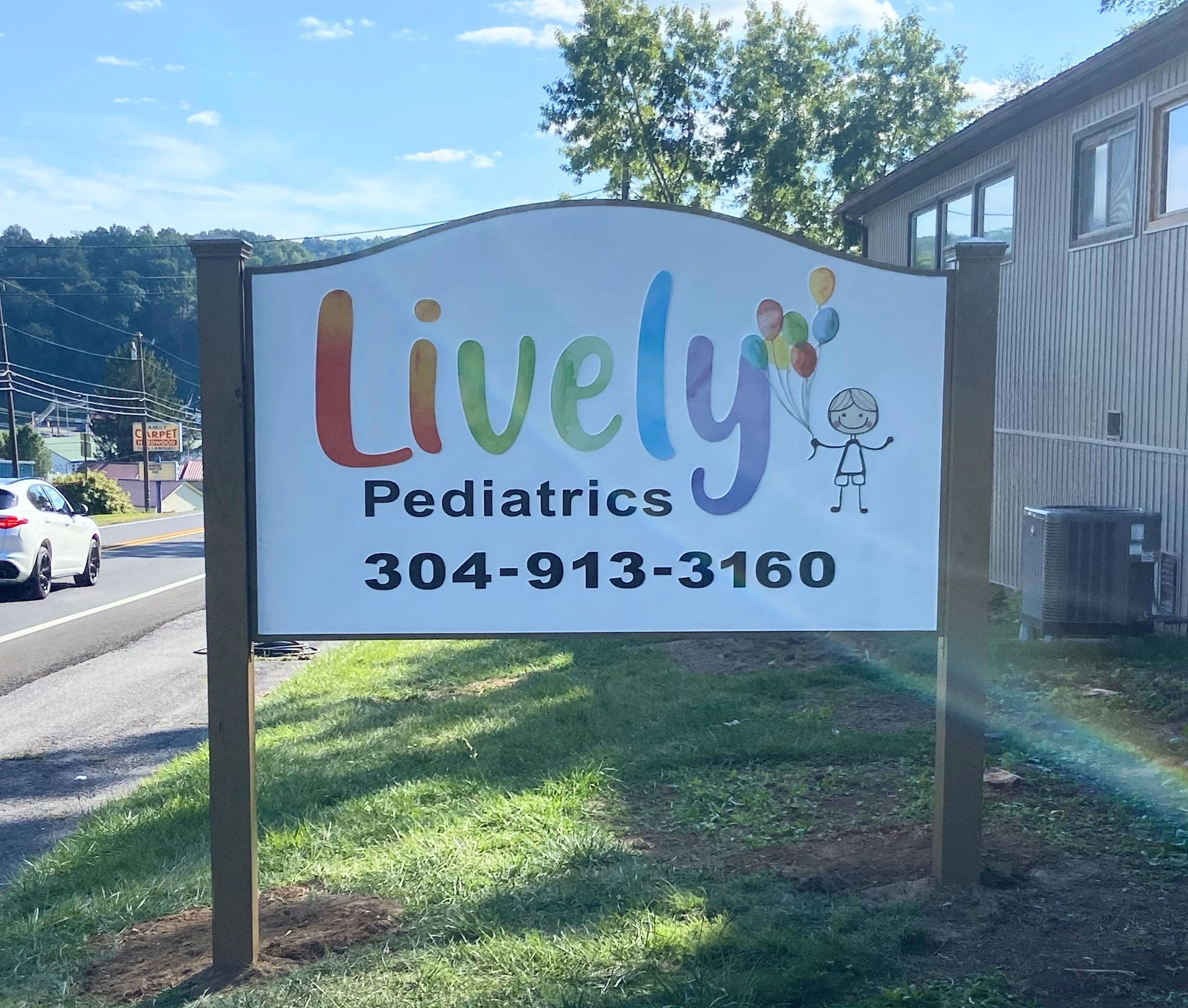 Sandblasted Dimensional Signs