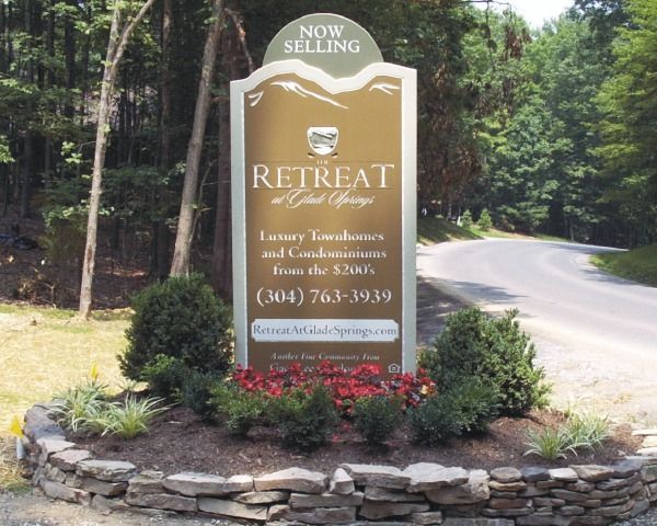 Sandblasted Dimensional Signs