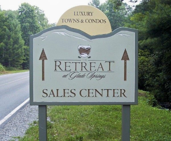 Sandblasted Dimensional Signs