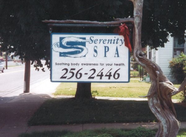 Sandblasted Dimensional Signs