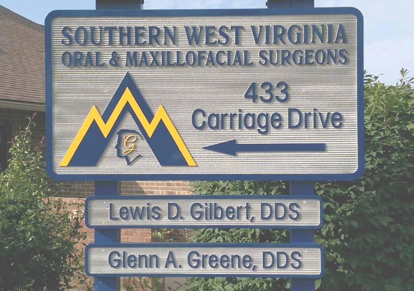 Sandblasted Dimensional Signs #28