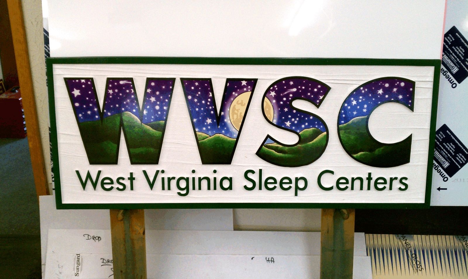 Sandblasted Dimensional Signs