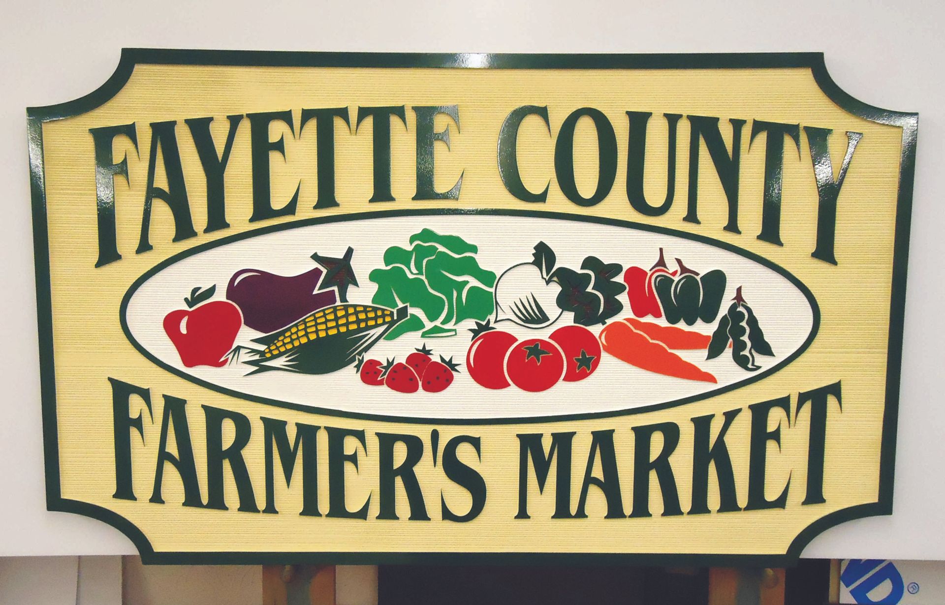 Sandblasted Dimensional Signs