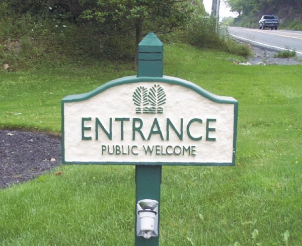 Sandblasted Dimensional Signs