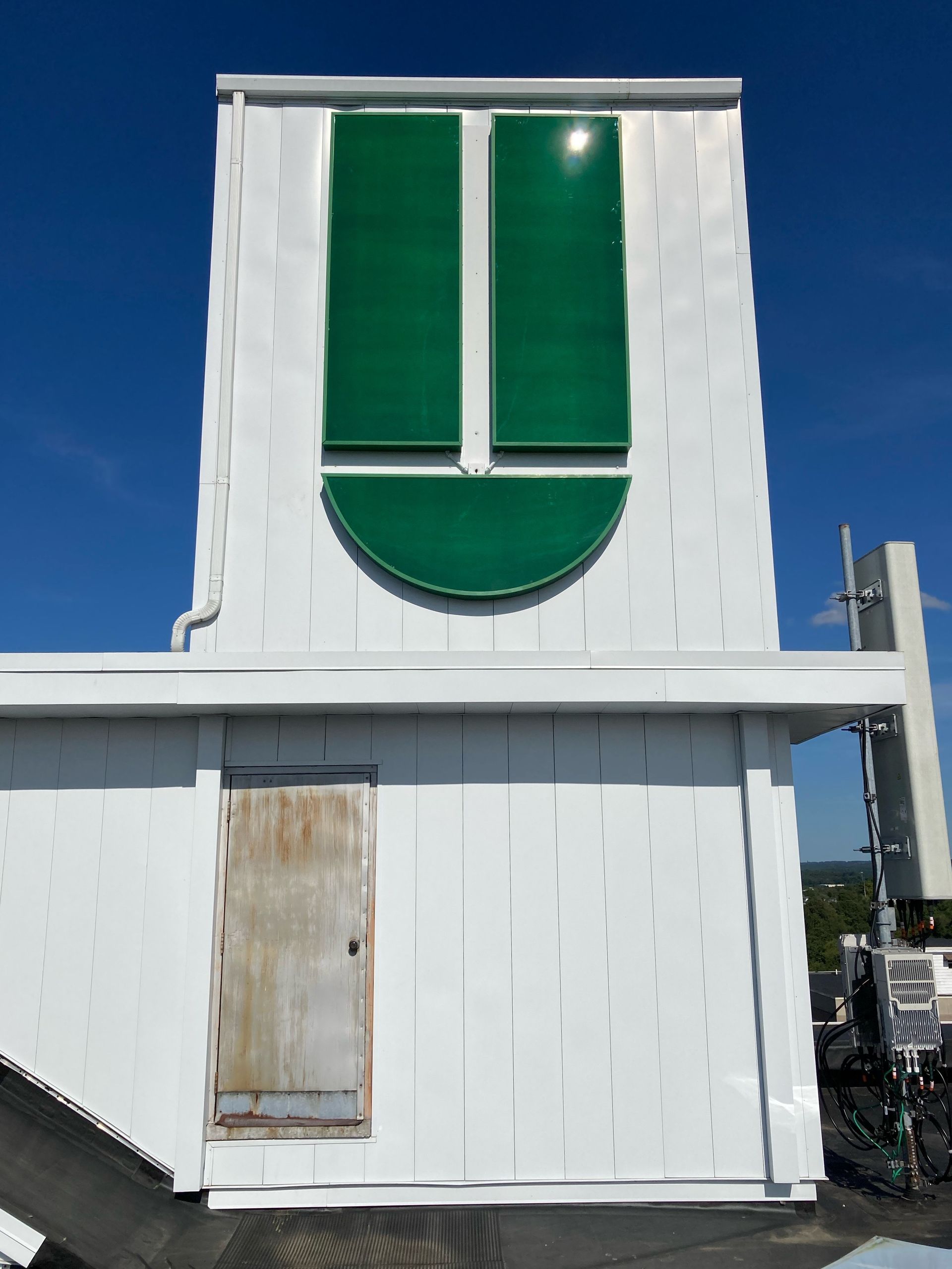 After logo sign repair 