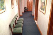 Chairs in hallway
