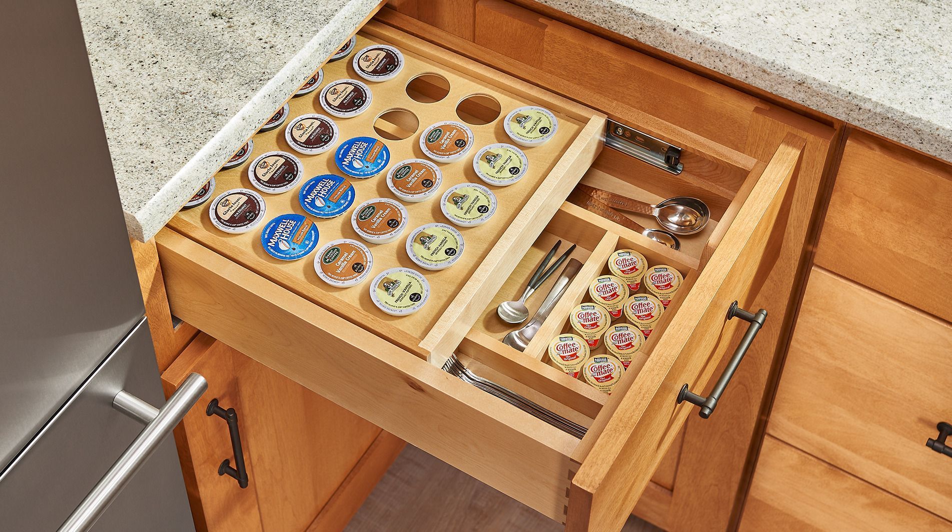 Tiered K-Cup Drawer