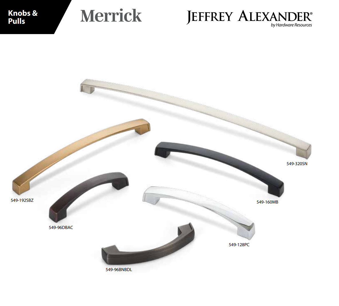 Cabinet pulls and knobs