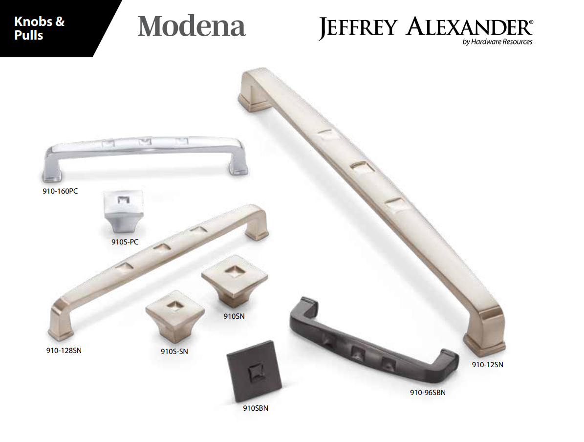 Cabinet pulls and knobs