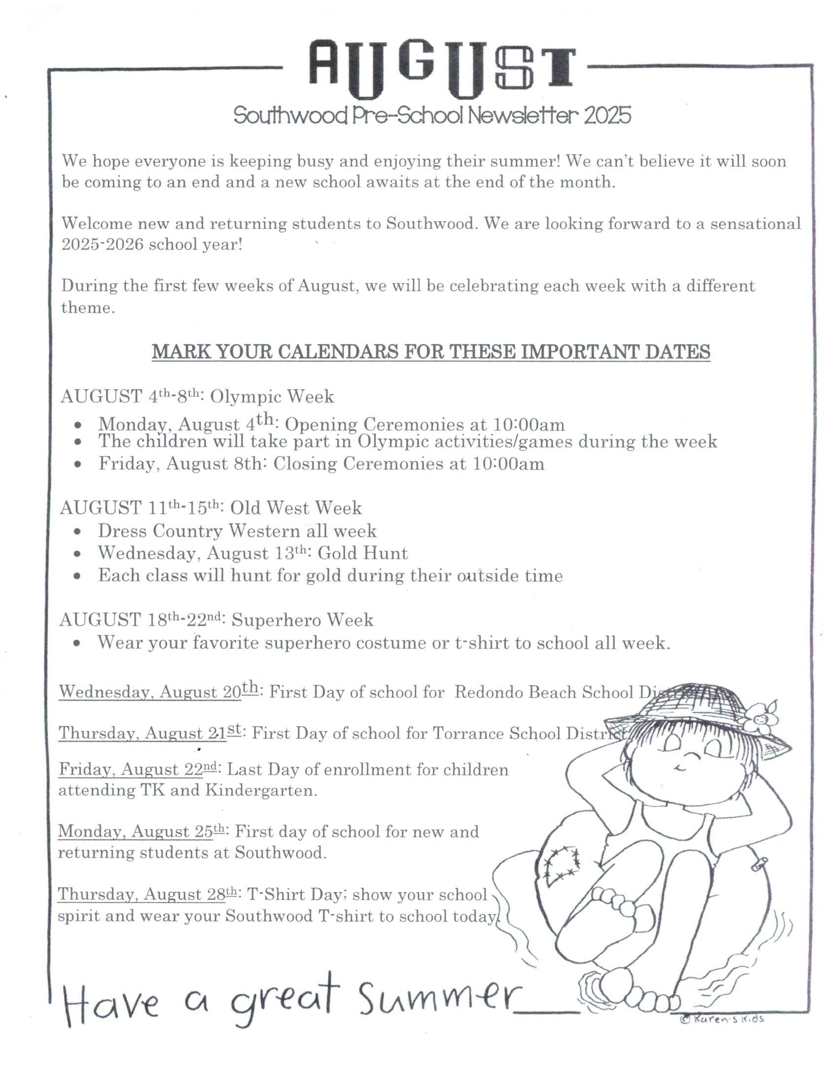 May newsletter
