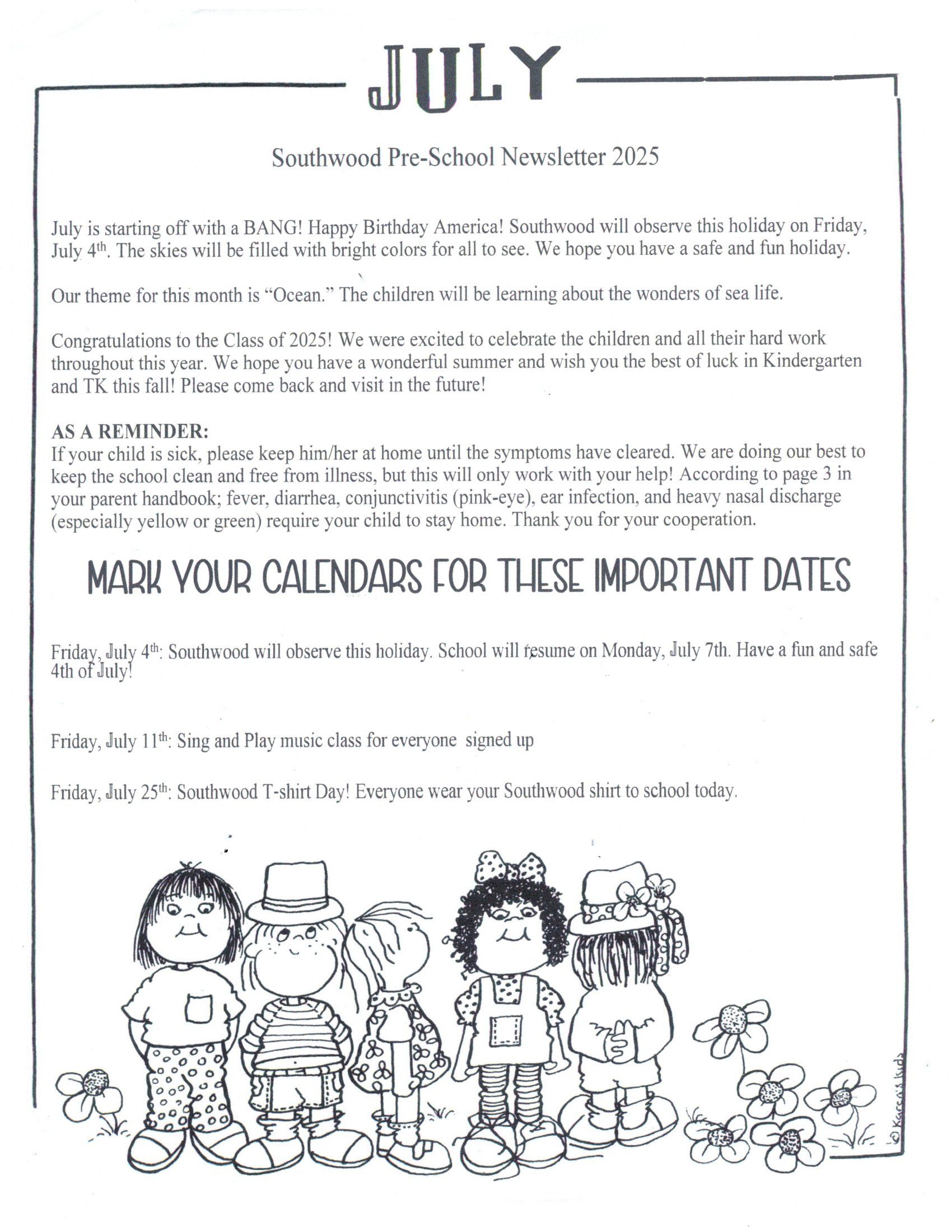 May newsletter