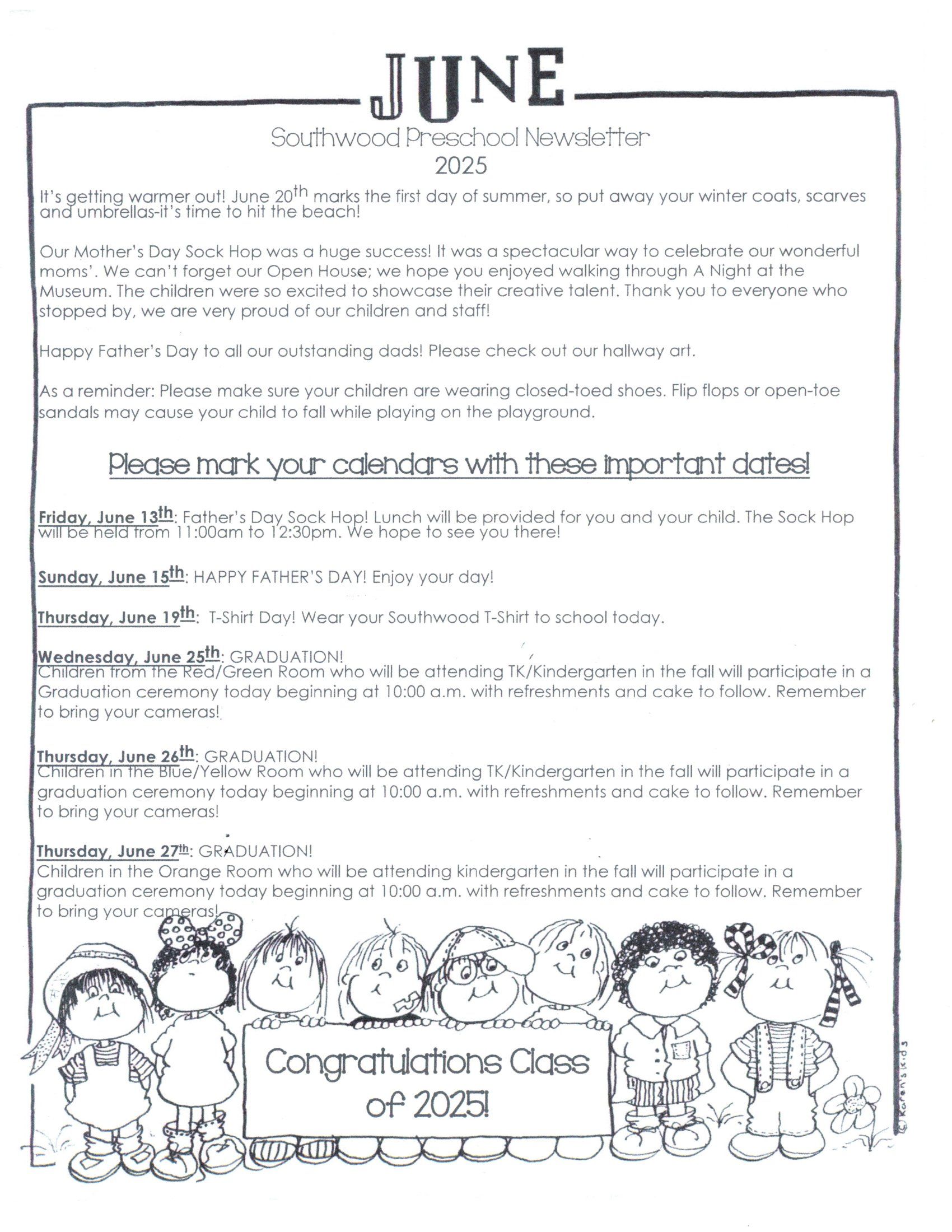May newsletter