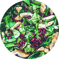 Green leafy vegetables