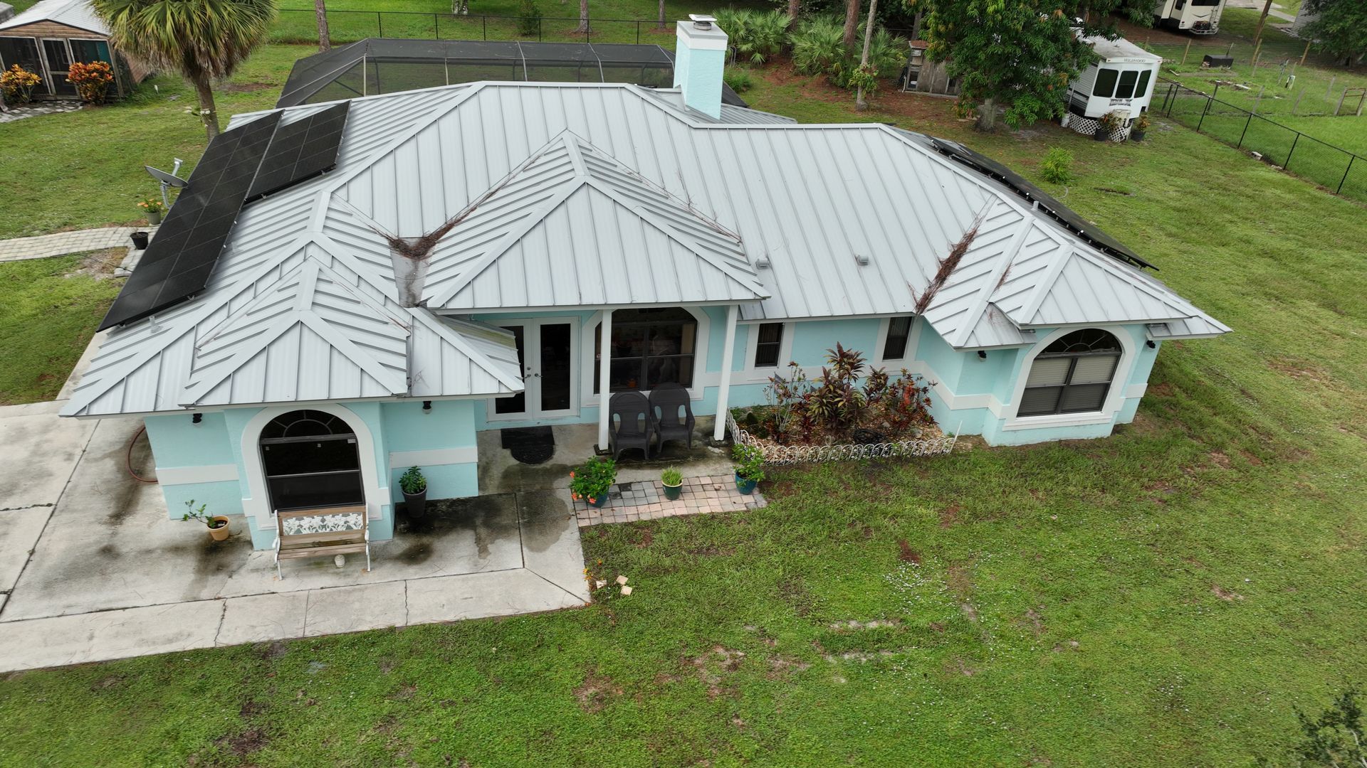 Joe Ward Roofing project — Loxahatchee home metal roof replacement