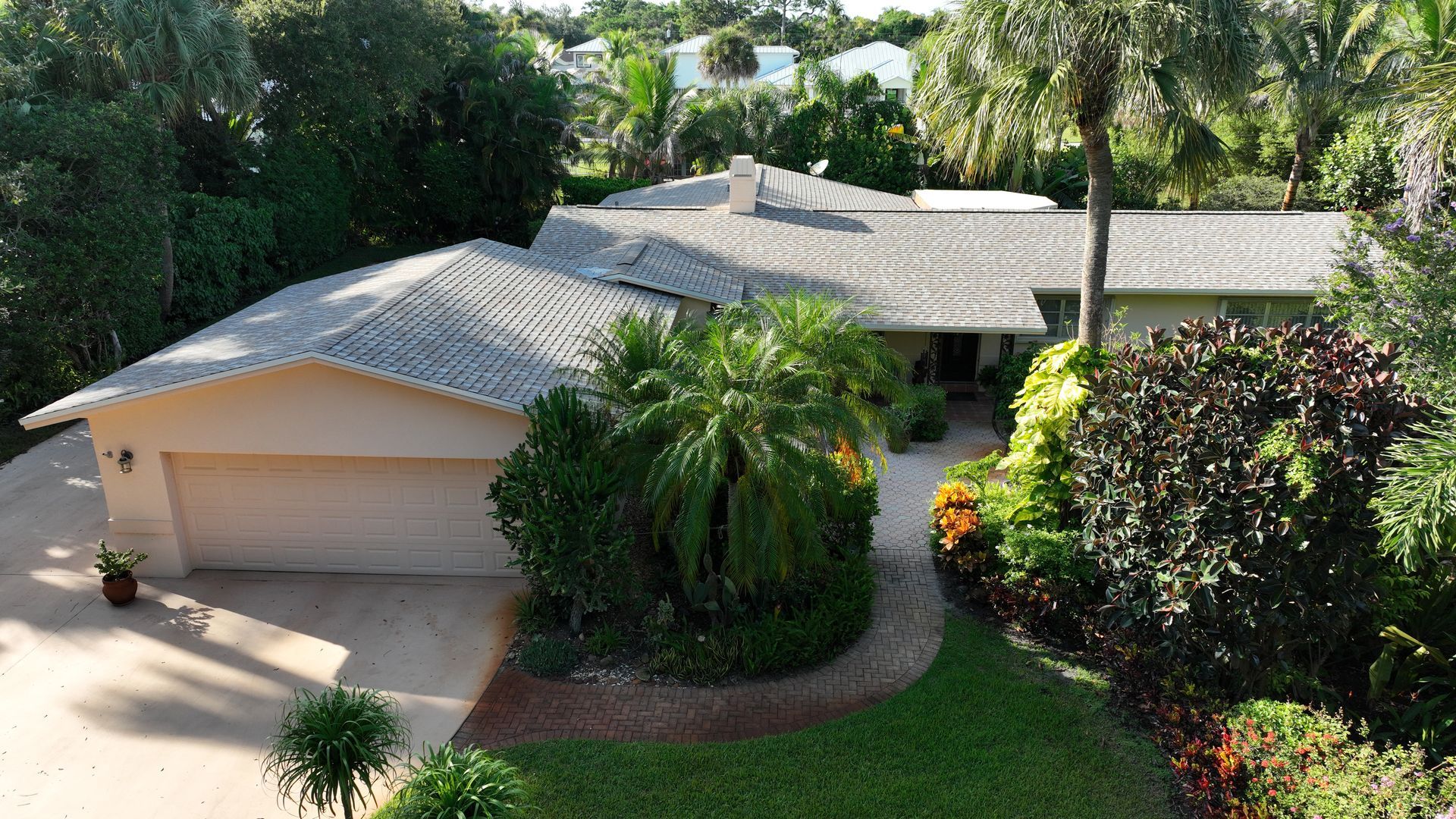 CertainTeed Landmark PRO Max Def Mojave Tan roof replacement in Jupiter, Florida