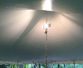 Tent interior lighting
