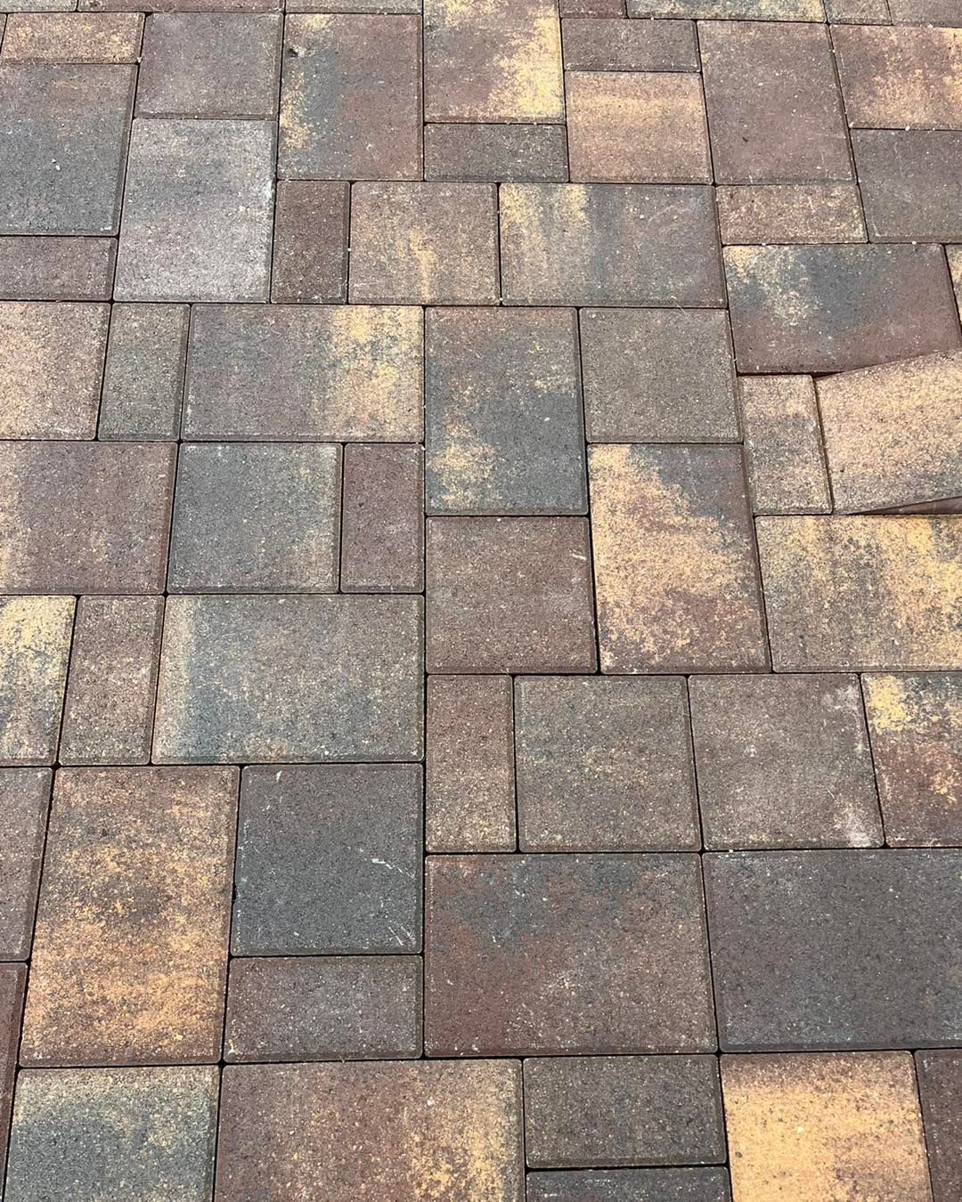 Paved patio