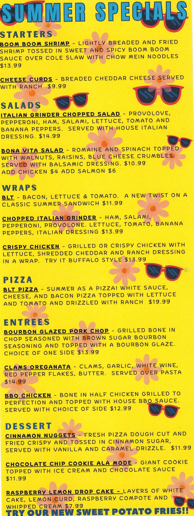 Cimino's Little Italy Main Menu | Freeport, IL