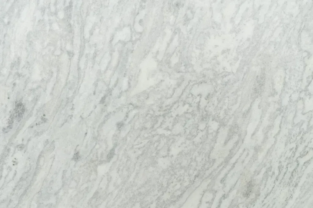 Light gray marble surface with subtle white veining