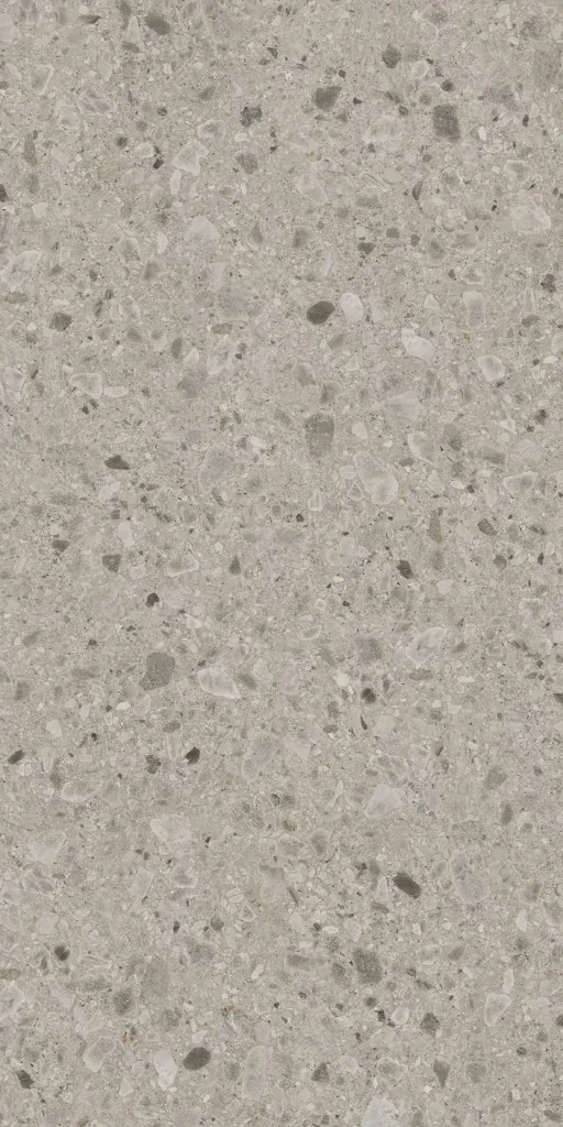 Close-up of speckled gray concrete surface with small dark spots.