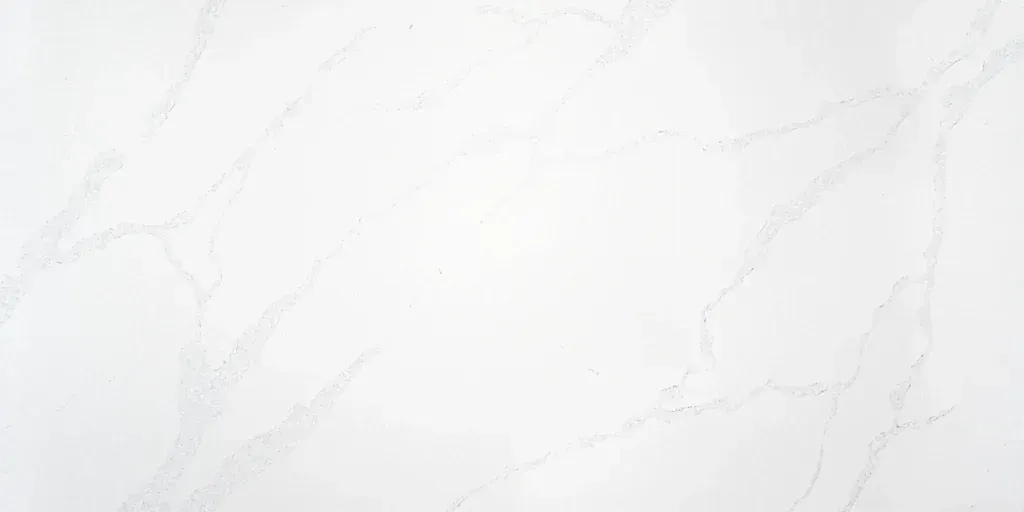 White marble texture with subtle gray veining and a light, glossy surface