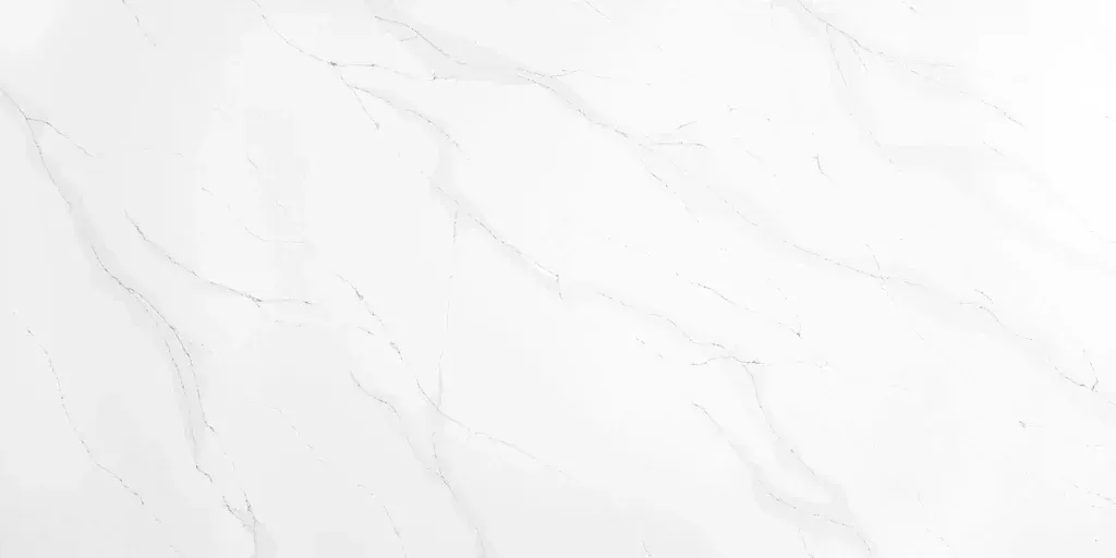 White marble surface with subtle gray veining, used as a clean background texture