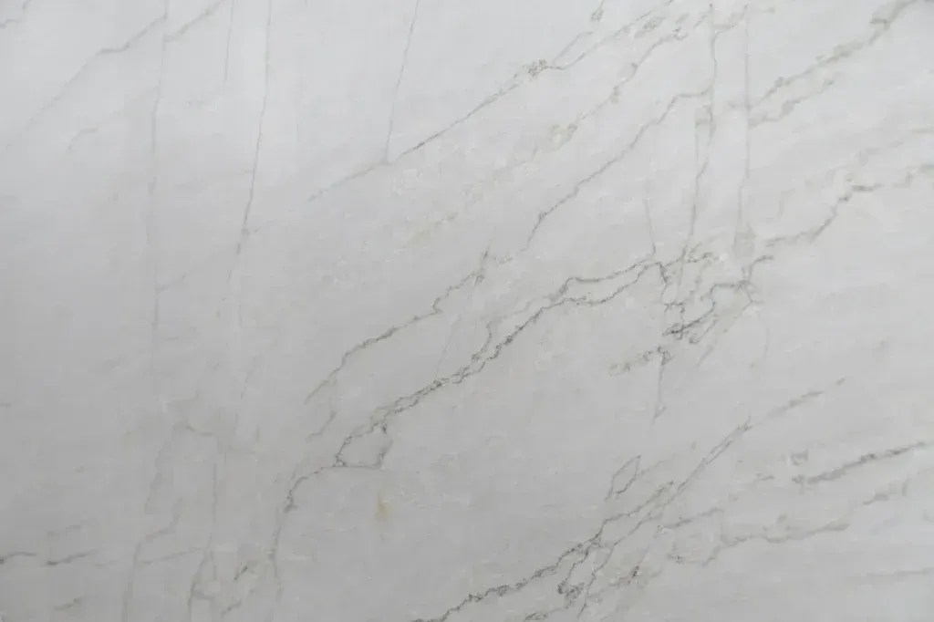 Light gray marble surface with subtle white veining