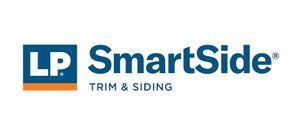 LP SmartSide logo: blue and orange logo with