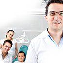dental physician with patients