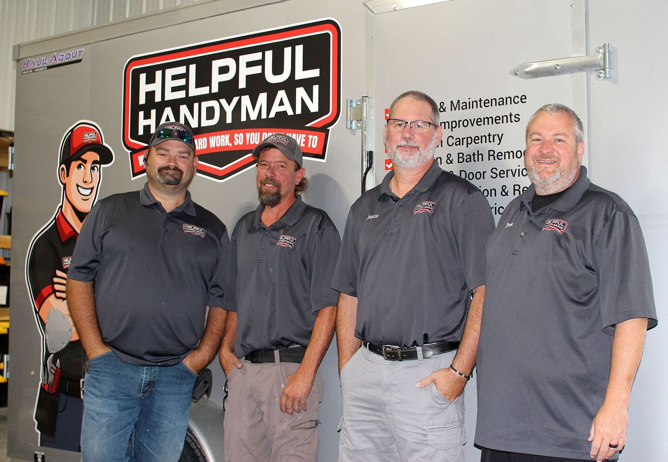 Left to right: Travis, Anthony, Jason, and Chris