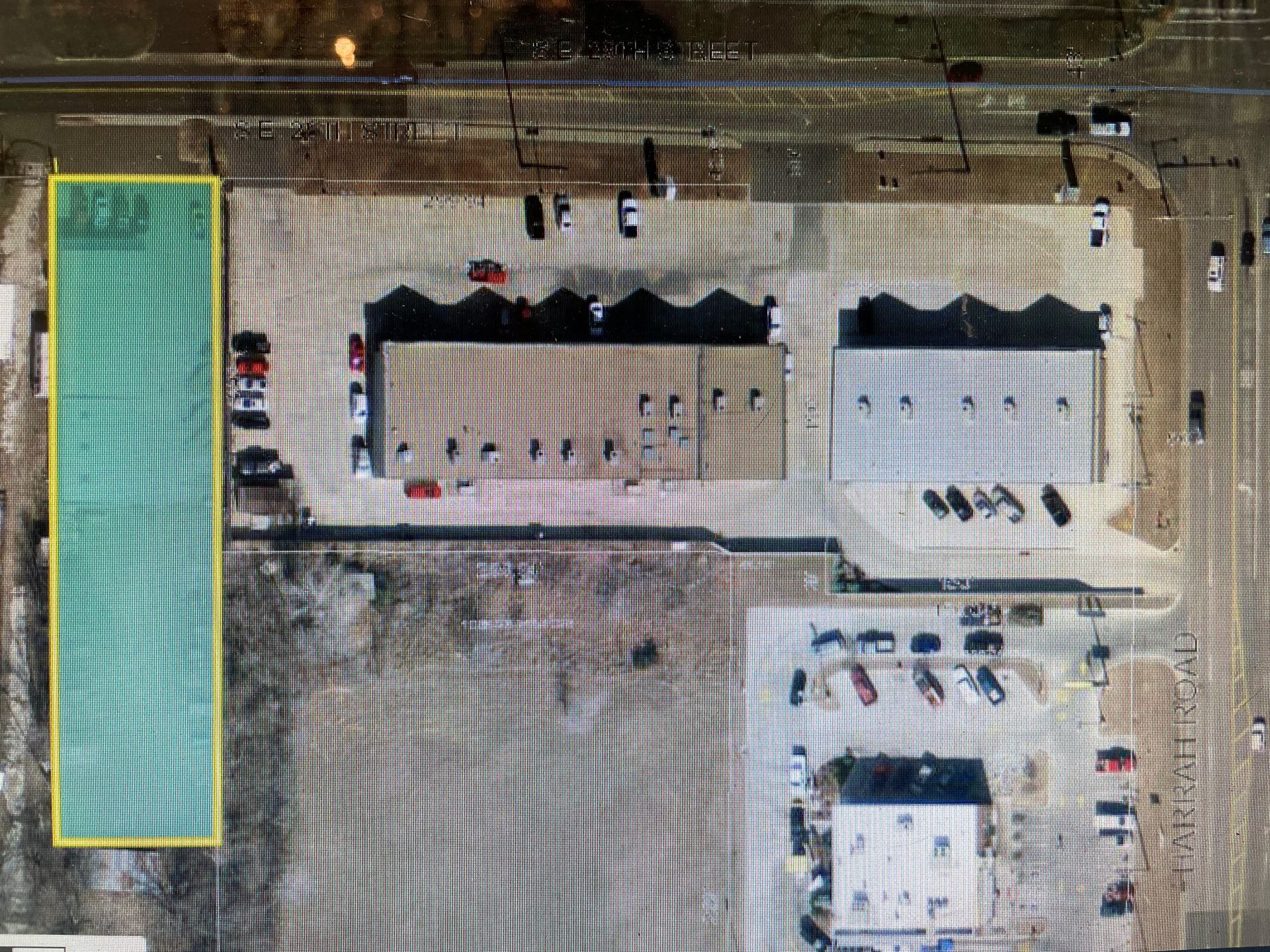 Top view - mixed-use building