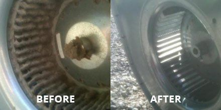 Before and After Air Duct Cleaning