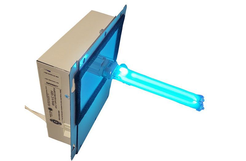 An Ultra Violet light for HVAC