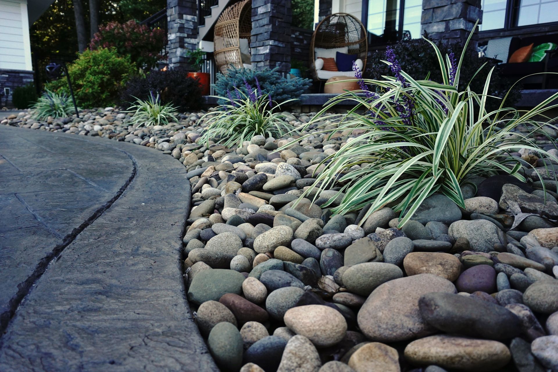 Bulk 3 Allegheny Decorative River Stone for Sale in Lebanon PA. We deliver decorative landscape stone to Lebanon, Annville, Palmyra, & Cornwall.