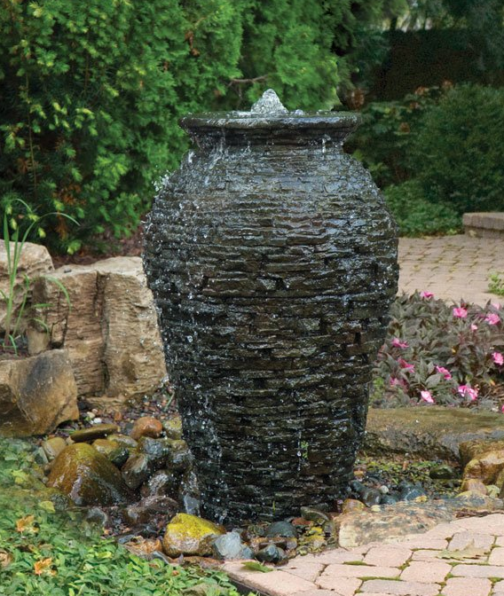 Aquascape Slate Stacked Urn Fountain Kit for sale in Lebanon PA