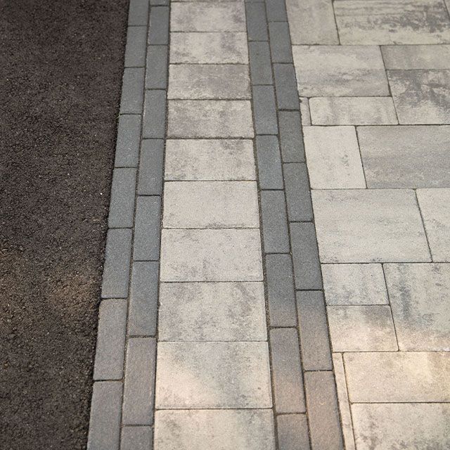 Nicolock Old Vienna Pavers for borders and edges for Sale Near Me. Pavers & Wall Blocks delivered to Lebanon, Annville, Palmyra, & Cornwall.