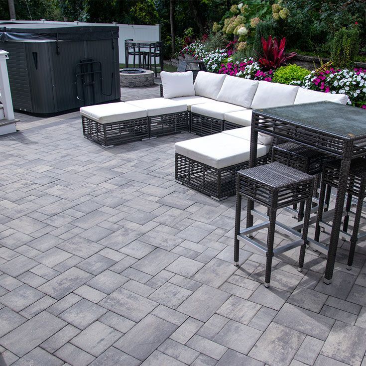 Nicolock Stone Ridge Pavers for walkways for Sale Near Me. Pavers & Wall Blocks delivered to Lebanon, Annville, Palmyra, & Cornwall.